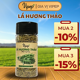 Lá Hương Thảo Vipep, gia vị lá thảo mộc Hũ Nhựa 25g - Gia vị Vipep