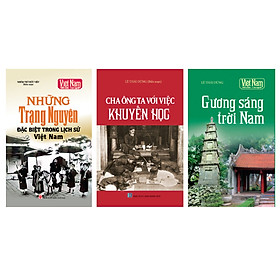Combo Tủ sách lịch sử - Các trạng Việt Nam (Bộ 3 cuốn)