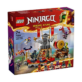 LEGO NINJAGO 71818 Đồ Chơi Lắp Ráp Đấu Trường Ninjago (659 chi tiết)