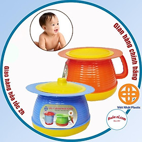 Bô vệ sinh cho bé nhựa Việt Nhật , Bô cua cho bé có nắp đậy - Buôn Rẻ 01416