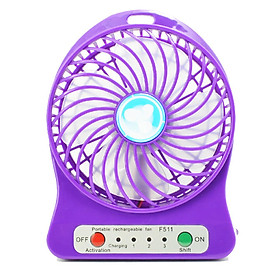 Mua Quạt tích điện Mini USB Fan IFAN (Tím)