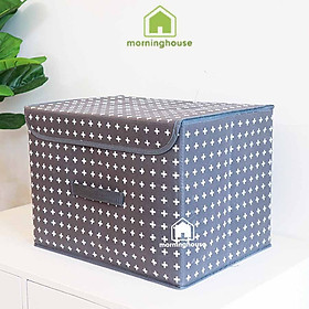 Mua Hộp đựng quần áo gấp gọn Morning House có nắp size M- Gấp gọn tiện ích  cứng cáp tiện lợi