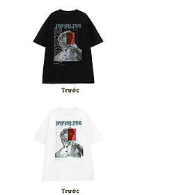 Áo thun in hình AESTHETIC FNI09, Thun 100% COTTON - form rộng UNISEX. Nữ