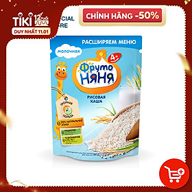 Bột ăn dặm gạo sữa Fruto Nyanya 200g