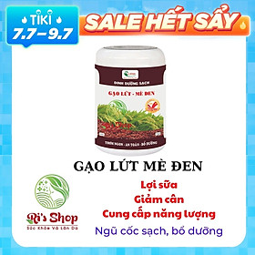 BỘT GẠO LỨT MÈ ĐEN CAO CẤP Á ĐÔNG 500GRAM (MẪU MỚI) - CUNG CẤP ĐẦY ĐỦ DINH DƯỠNG CHO CƠ THỂ