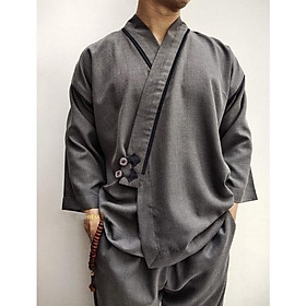 ĐỒ LAM ĐI CHÙA Set Nam Cao Cấp SS1