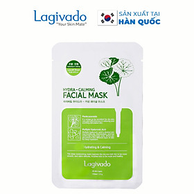 Mặt nạ siêu dưỡng ẩm, làm dịu da, cho làn da căng bóng và mềm mịn Hàn Quốc Lagivado Hydra Calming Facial Mask