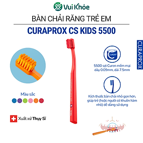 Bàn chải đánh răng trẻ em Curaprox CS Kids 5500 Ultra Soft