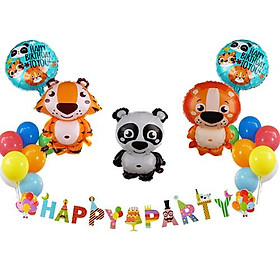 BỘ 3 BONG BÓNG THÚ RỪNG VUI NHỘN