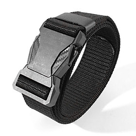 Thắt Lưng Dây Nịt Khóa Nhôm Canvas Quân Đội Tháo Nhanh Vải Nylong Dù Thời Trang Nam Nữ Unisex Legaxi