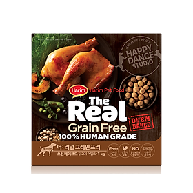 Thức ăn khô cho chó The Real Grain Free Oven – Baked Adult 1kg ( 200gx5)