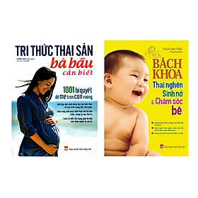 Hình ảnh Combo Sách Mang Thai Dành Cho Bà Bầu: Tri Thức Cho Một Thai Kì Khoẻ Mạnh + Bách Khoa Thai Nghén - Sinh Nở Và Chăm Sóc Em Bé