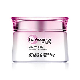 Kem dưỡng trắng chuyên sâu ban ngày Bio-essence Bio-white Bio-essence white advanced whitening day cream chiết xuất tanaka & camellia 50gr