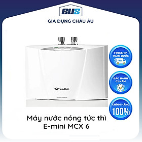 Mua Máy Làm Nước Nóng Tức Thì CLAGE E-mini MCX6  Chống Giật  Điều Khiển Thông Minh Làm Nước Nóng Trực Tiếp- Hàng Chính Hãng