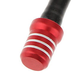 2-6pack CNC Motorcycle Gas Fuel Tank Cap Valve Vent Breather Tube Hose Red