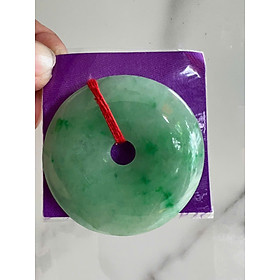 Mặt Dây Chuyền Nam Đồng Điếu Đồng Xiền Xanh Size to đẹp đk 45mm x dầy 6mm Màu Xanh lý trắng đều Anh Chị về bọc vàng lên đeo đẹp ạ