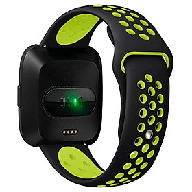 Dây đeo silicon hai màu Thay thế dây đeo cho Fitbit Versa / Fitbit Versa2 / Versa Lite