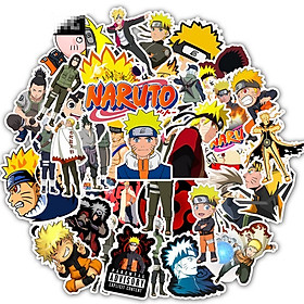 Sticker 50 miếng hình dán Naruto - hàng nhập khẩu