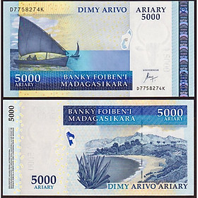 Mua Tiền Cộng hòa Madagascar 5000 ariary