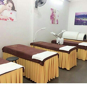 Mua Ga trải giường spa+ vỏ gối+ ruột gối vải thun(đục lỗ nếu có nhu cầu)