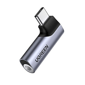 Đầu chuyển đổi USB-C sang 3,5mm bẻ góc 90 độ Ugreen 20194 CM460 Hàng Chính Hãng
