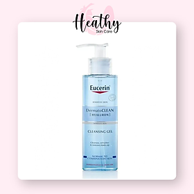 Gel Rửa Mặt Eucerin DermatoCLEAN HYALURON Cleansing Gel Da Nhạy Cảm (200 ml)