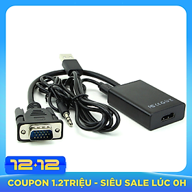 Bộ chuyển VGA to HDMI (Có Adapter)