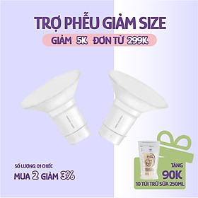 Trợ Phễu Silicone Mama's Choice NewFit, Đệm Hạ Size Phễu Size 15-17-19-21mm, Hút Sữa Hiệu Quả và Êm Ái - 2 Cái GIÁ TỐT