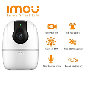 Camera IP WIFI IMOU RANGER 2 IPC - A22EP Full HD 1080P - Hàng Chính Hãng - A22ep Kèm Thẻ 64Gb