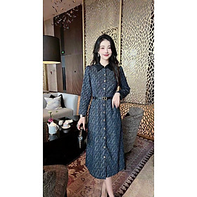 ĐẦM SUÔNG JEAN HỌA TIẾT SIÊU ĐẸP