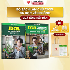 Combo 2 Sách Power Query & Power Pivot Và Excel Cơ Bản Đến Nâng Cao Kèm Video Khóa Học