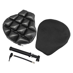 Motorcycle Seat Cushion, with Seat Cover, Inflatable for Motorbike Durable