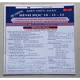 Hệ Thống Kiến Thức Hình Học 10-11-12 (bản mới - cỡ lớn)