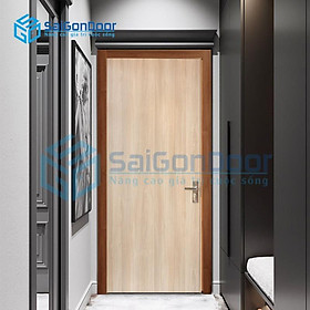 Cửa Gỗ MDF Laminate MP1 Bao Gồm: Khung, Cánh, Nẹp - SAIGONDOOR