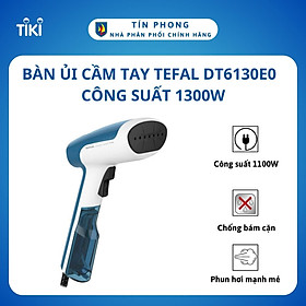 Bàn ủi cầm tay Tefal DT6130E0 - Công suất 1300W - Phun hơi 20g/phút - Chức năng chống cặn - Hàng chính hãng