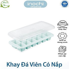 Mua Khay Làm Đá  Khay Đá Kari Inochi - Khay Đá Dẻo Việt Nhật  Nhựa Dẻo Cao Cấp Kháng Khuẩn - Khử Mùi