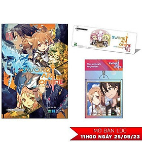 Sword art online 26: unital ring v - bản đặc biệt - tặng kèm bookmark pvc + mini shikishi keyholder
