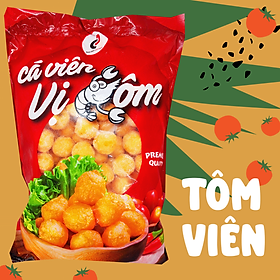 Tôm Viên 160 Viên Gói 1kg - Thương Hiệu Đen Đỏ