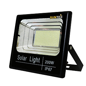Mua Đèn đường năng lượng mặt trời  Suntek 200W - Model STK200W - Chính hãng - hộp đèn nhôm đúc - thời gian sáng trên 12hr