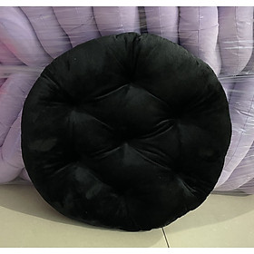 Mua ĐỆM NGỒI BỆT TRÒN / GỐI LÓT GHẾ  VẢI NỈ NHUNG CAO CẤP DÀY 6CM ( SIZE 40CM ) SBK049