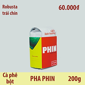 Cà Phê Robusta Pha Phin Cà Phê Bột - 200g mi-li