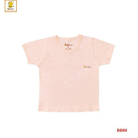 Sơ sinh - Áo cổ tim màu tay ngắn BABIBOO BB80