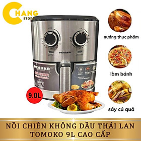 Nồi Chiên Không Dầu Dung Tích Lớn TOMOKO 9L Thái Lan An Toàn Sức Khỏe