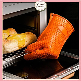 Mua Găng Tay/Bao tay chống nóng nướng bánh chuyên dụng  chất liệu silicon chịu nhiệt