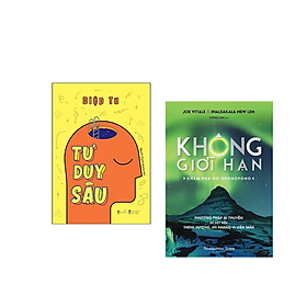 Hình ảnh Combo sách Tư Duy Kĩ Năng Sống: Không Giới Hạn - Khám Phá HO'OPONOPONO+Tư Duy Sâu/ Tặng Book mark 