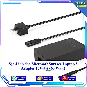 Mua Sạc dành cho Microsoft Surface Laptop 3 Adapter 15V-4A (65 Walt) - Kèm Dây nguồn - Hàng Nhập Khẩu