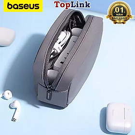 Mua Túi Đựng Phụ Kiện Da Pu Chống Thấm Nước Baseus Easy Journey Series Storage Bag Có Khoá Kéo - Hàng Chính Hãng