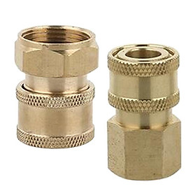 2-Set Female M22/18 x 1.5mm Quick Release Connector Adapter for Garden Hose