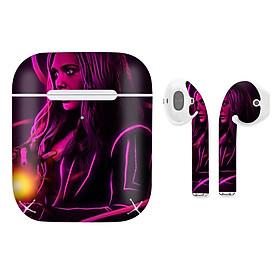 Mua Miếng dán skin chống bẩn cho tai nghe AirPods in hình siêu anh hùng - SAH0026 (bản không dây 1 và 2