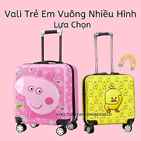 Vali cho bé Minion cảm xúc hai mặt in Vali kéo cho trẻ em trai gái cao cấp